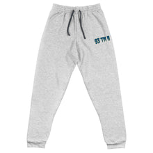 Load image into Gallery viewer, 93 TM 11 Joggers (Blue Letters &amp; Green Outline)
