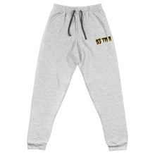 Load image into Gallery viewer, 93 TM 11 Joggers (Black Letters &amp; Gold Outline)
