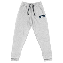 Load image into Gallery viewer, 93 TM 11 Joggers (Black Letters &amp; Blue Outline)
