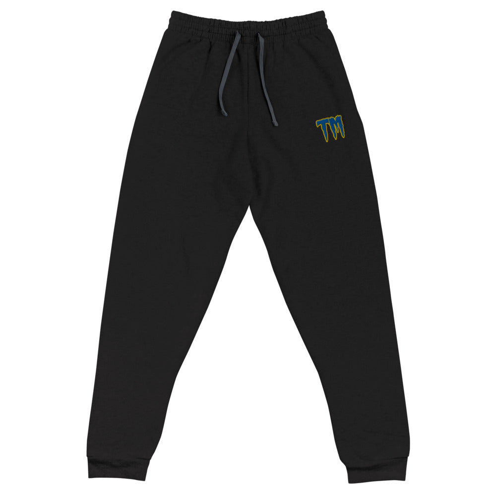 TM Joggers ( Blue Letters & Yellow Outline )
