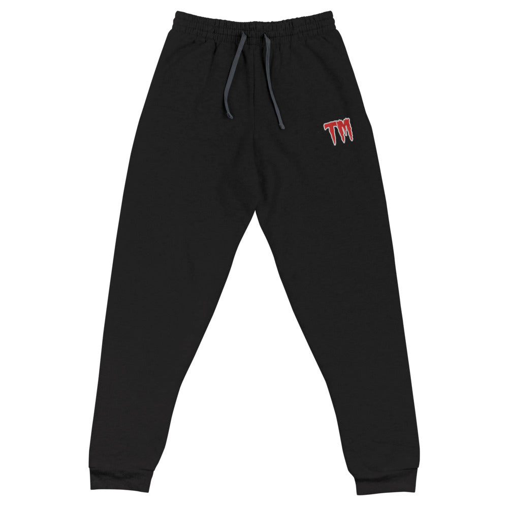 TM Joggers ( Red Letters & White Outline )