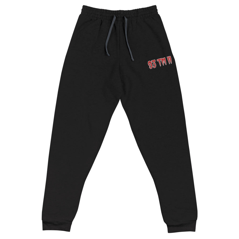 93 TM 11 Joggers ( Red Letters & White Outline )