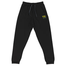 Load image into Gallery viewer, TM Joggers ( Yellow Letters &amp; Blue Outline )
