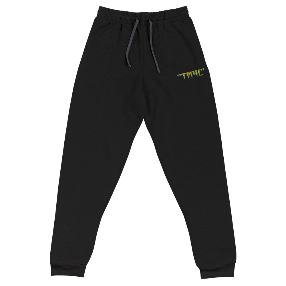 TM4L Joggers ( Yellow Letters & Blue Outline )