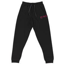 Load image into Gallery viewer, 93 TM 11 Joggers ( Pink Letters &amp; Black Outline )
