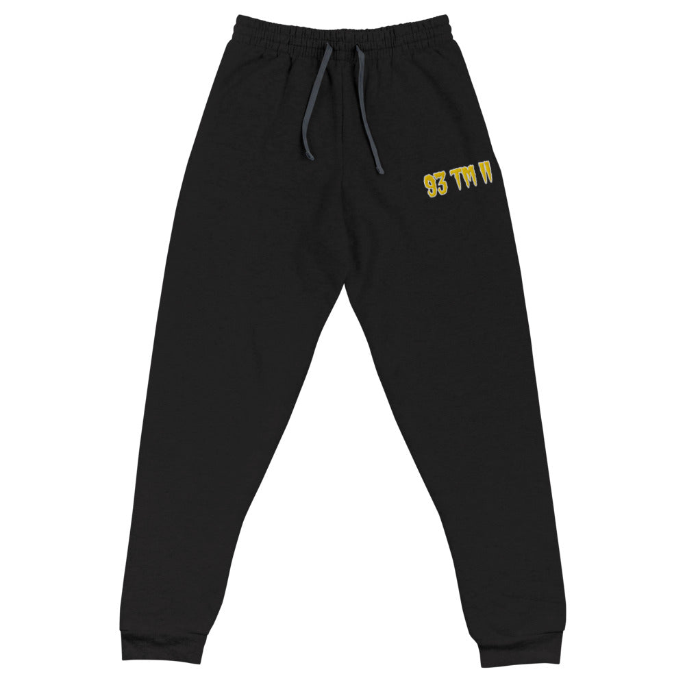 93 TM 11 Joggers ( Yellow Letters & Gray Outline )