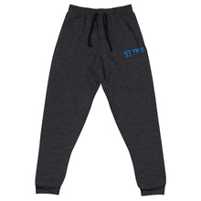 Load image into Gallery viewer, 93 TM 11 Joggers (Powder Blue Letters &amp; Black Outline)
