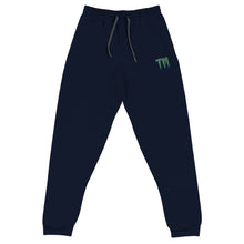 Load image into Gallery viewer, TM Joggers ( Green Letters &amp; Blue Outline )
