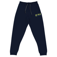 Load image into Gallery viewer, 93 TM 11 Joggers ( Yellow Letters &amp; Powder Blue Outline )

