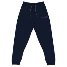 Load image into Gallery viewer, TM4L Joggers ( Purple Letters &amp; Black Outline )
