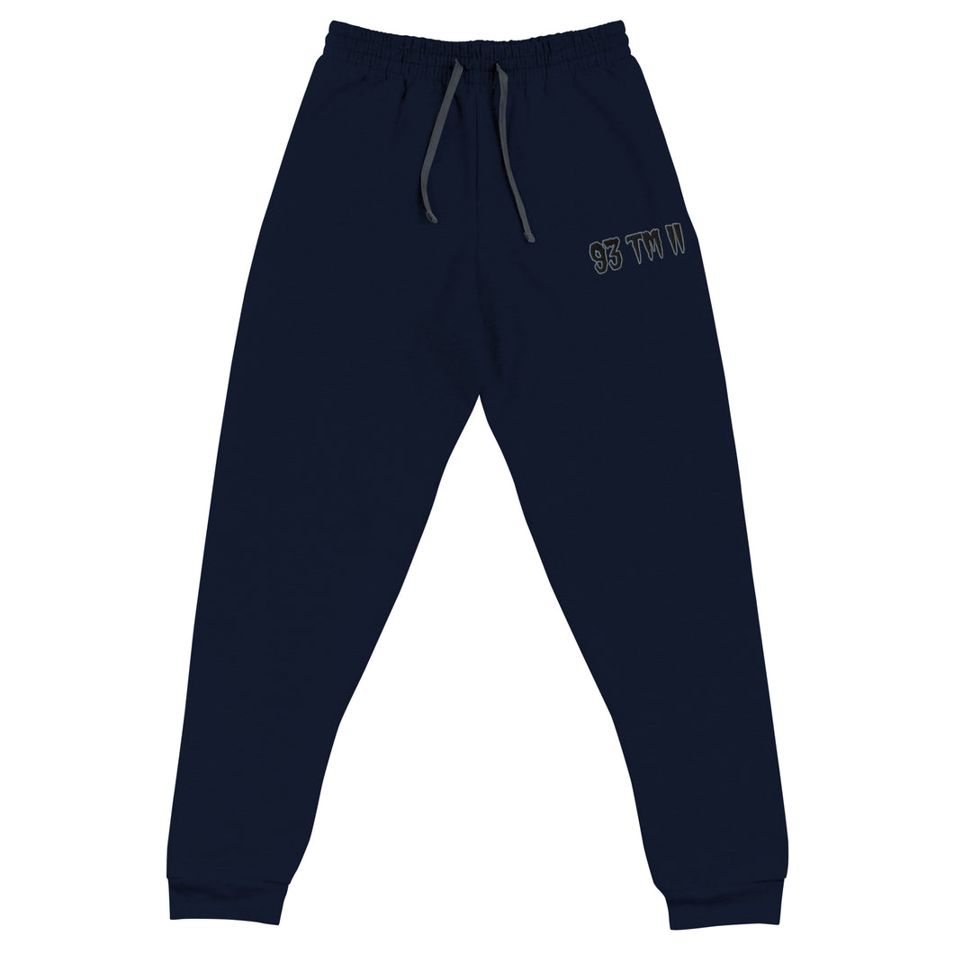 93 TM 11 Joggers (Black Letters & Grey Outline)