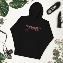 Load image into Gallery viewer, TM4L Hoodie ON SALE ( Purple Letters &amp; Orange Outline )
