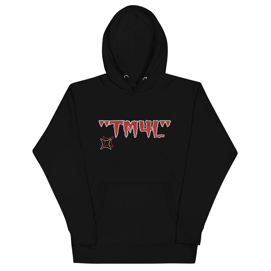 TM4L Hoodie ON SALE ( Red Letters & White Outline )