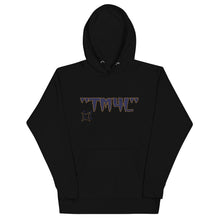 Load image into Gallery viewer, TM4L Hoodie ON SALE ( Navy Blue Letters &amp; Old Gold Outline )
