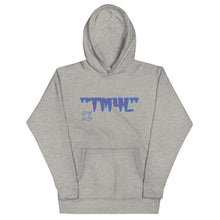 Load image into Gallery viewer, TM4L Hoodie ON SALE ( Purple Letters &amp; Powder Blue Outline )
