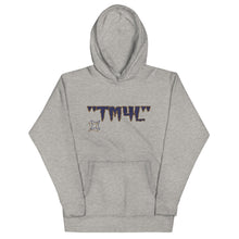 Load image into Gallery viewer, TM4L Hoodie ON SALE ( Navy Blue Letters &amp; Old Gold Outline )
