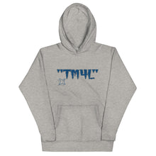 Load image into Gallery viewer, TM4L Hoodie ON SALE ( Navy Blue Letters &amp; Grey Outline )
