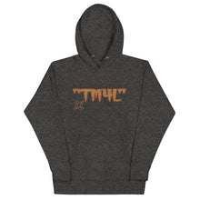 Load image into Gallery viewer, TM4L Hoodie ON SALE ( Orange Letters &amp; Old Gold Outline )
