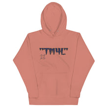Load image into Gallery viewer, TM4L Hoodie ON SALE ( Navy Blue Letters &amp; Old Gold Outline )
