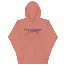 Load image into Gallery viewer, TM4L Hoodie ON SALE ( Purple Letters &amp; Orange Outline )
