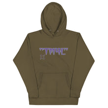 Load image into Gallery viewer, TM4L Hoodie ON SALE ( Purple Letters &amp; Grey Outline )
