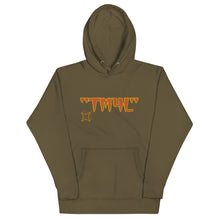 Load image into Gallery viewer, TM4L Hoodie ON SALE ( Orange Letters &amp; Gold Outline )
