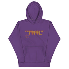 Load image into Gallery viewer, TM4L Hoodie ON SALE ( Orange Letters &amp; Old Gold Outline )
