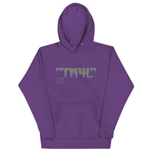Load image into Gallery viewer, TM4L Hoodie ON SALE ( Old Gold Letters &amp; Powder Blue Outline )
