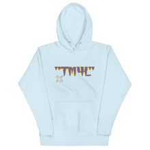 Load image into Gallery viewer, TM4L Hoodie ON SALE ( Purple Letters &amp; Gold Outline )
