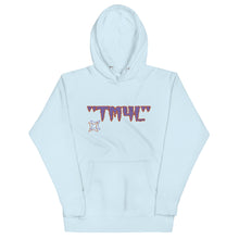 Load image into Gallery viewer, TM4L Hoodie ON SALE ( Purple Letters &amp; Orange Outline )
