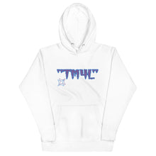 Load image into Gallery viewer, TM4L Hoodie ON SALE ( Purple Letters &amp; Powder Blue Outline )
