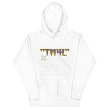 Load image into Gallery viewer, TM4L Hoodie ON SALE ( Purple Letters &amp; Gold Outline )
