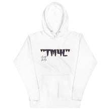 Load image into Gallery viewer, TM4L Hoodie ON SALE ( Navy Blue Letters &amp; Old Gold Outline )
