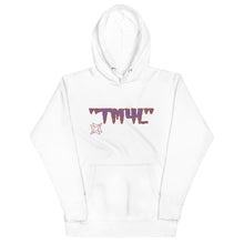 Load image into Gallery viewer, TM4L Hoodie ON SALE ( Purple Letters &amp; Orange Outline )
