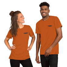 Load image into Gallery viewer, TM4L Short-Sleeve T-Shirt ( Black Letters &amp; Blue Outline )
