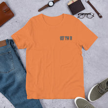Load image into Gallery viewer, 93 TM 11 Short-Sleeve T-Shirt ( Grey Letters &amp; Black Outline )
