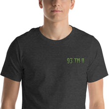 Load image into Gallery viewer, 93 TM 11 Short-Sleeve T-Shirt ( Green Letters &amp; Black Outline )
