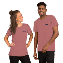 Load image into Gallery viewer, TM4L Short-Sleeve T-Shirt ( Black Letters &amp; Blue Outline )
