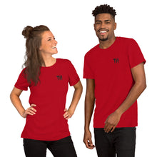 Load image into Gallery viewer, TM Short-Sleeve T-Shirt ( Black Letters &amp; Red Outline )
