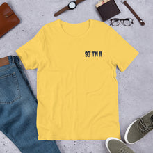 Load image into Gallery viewer, 93 TM 11 Short-Sleeve T-Shirt ( Black Letters &amp; Gray Outline )

