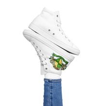 Load image into Gallery viewer, Women’s High Top Canvas Shoes (Crest)
