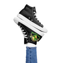 Load image into Gallery viewer, Women’s High Top Canvas Shoes (Crest)
